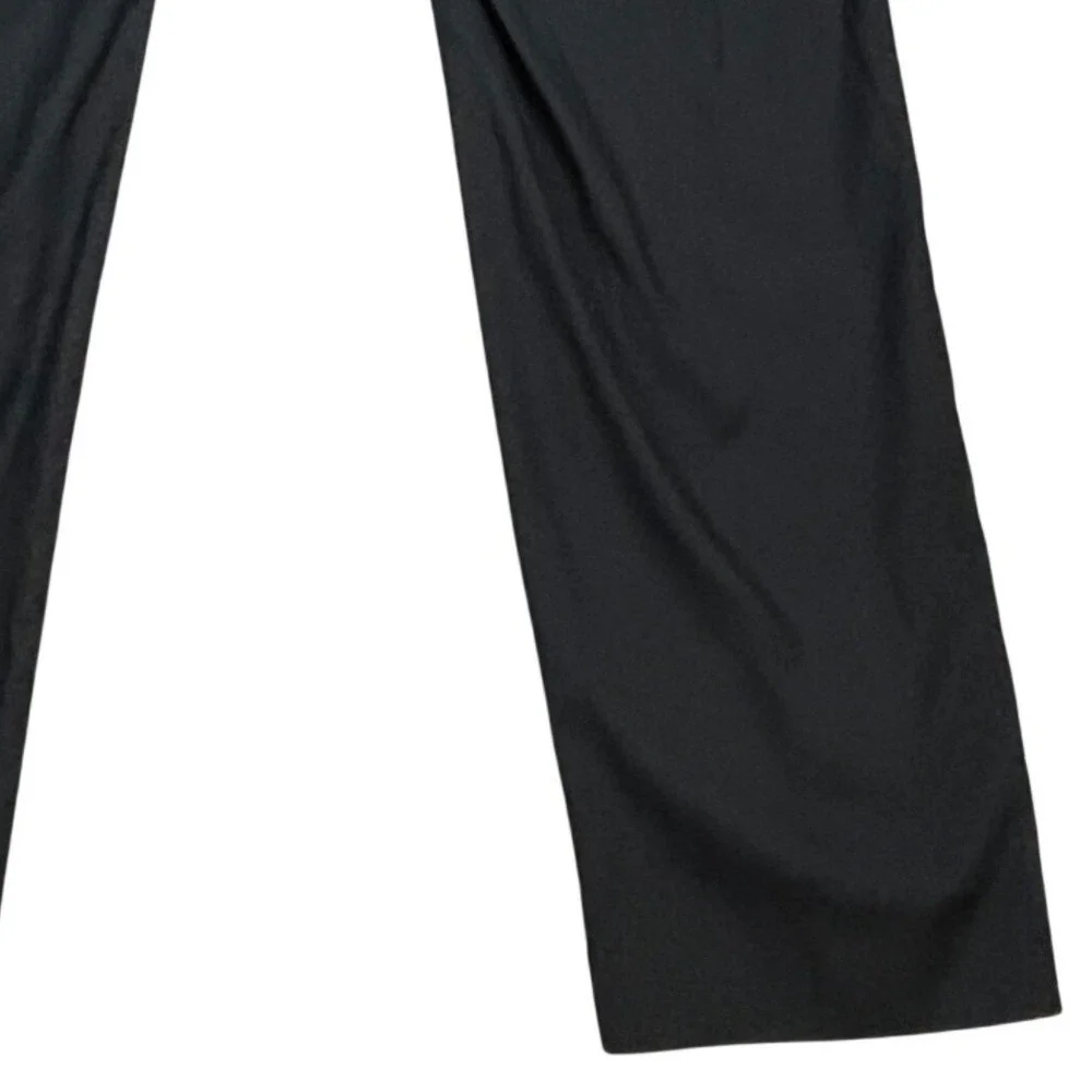 Lauren Ralph Lauren Pants Mens 38x32 Black Straight Leg‎ Flat Front Stretch EUC